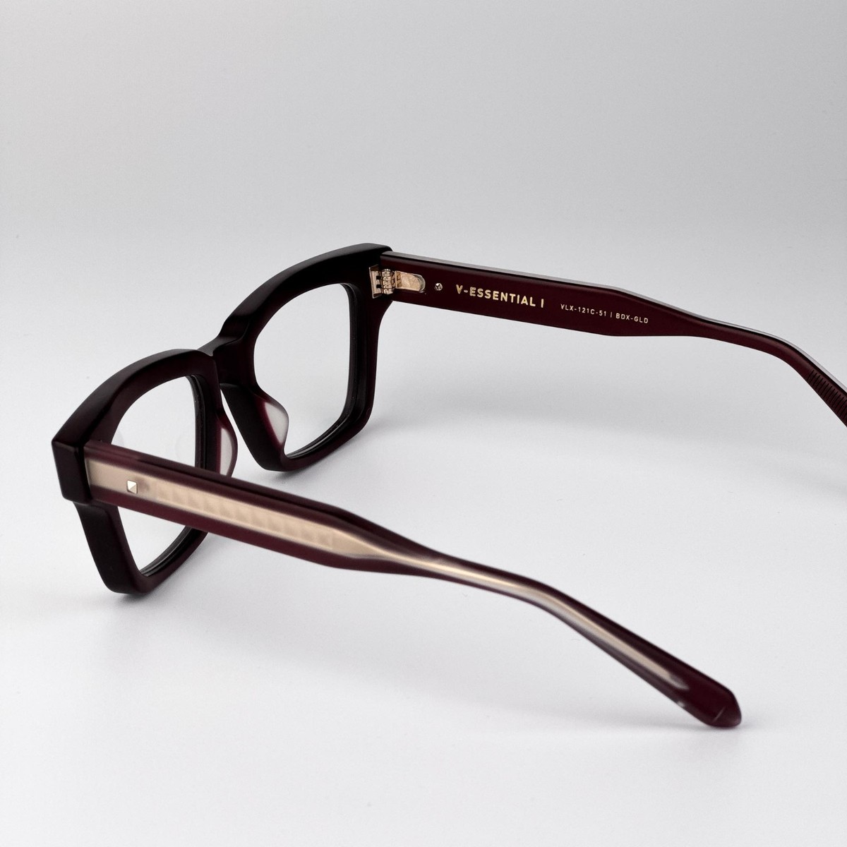 Valentino V-ESSENTIAL I VLX-121C Burgundy 51mm Eyeglasses for sale