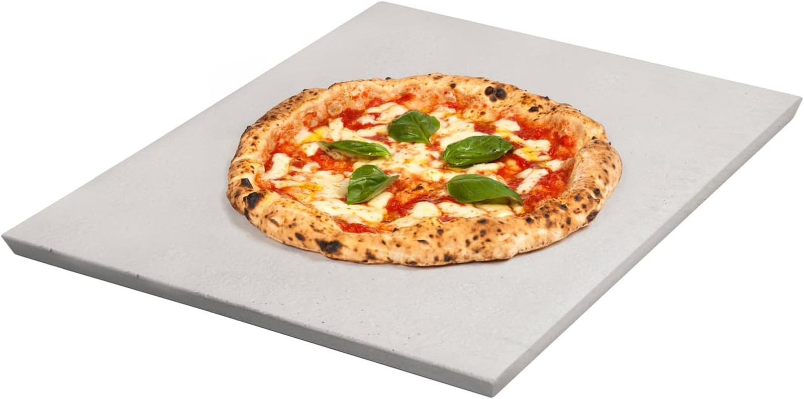 Fibrament-D Premium 17-1/2" X 13-7/8" X 3/4" Rectangle Pizza Stone, Perfect for