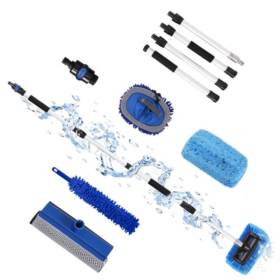 #ad Upgraded Car Wash Brush with Long Handle 69#x27;#x27; Flow Through RV Wash Brush Kit... $45.39