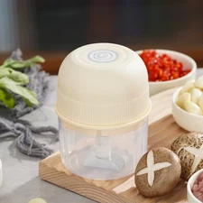 Garlic Chopper Portable Food Processor, Mini Food Chopper Onion Chopper, Cordles