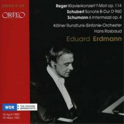 Various Composers Eduard Erdmann Piano Recital (CD) Album