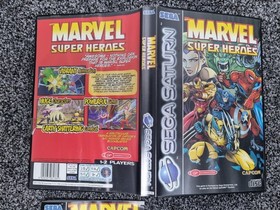 Marvel Super Heroes, Sega Saturn, PAL, Complete, *VGC*