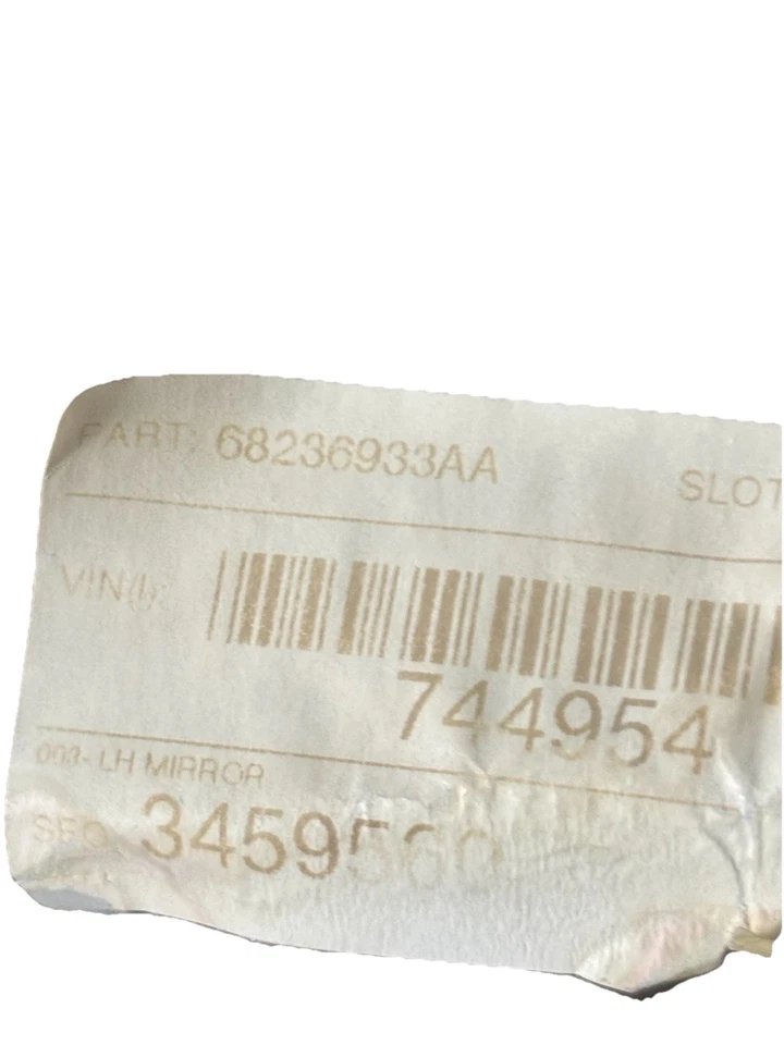 Espejo retrovisor de punto ciego cromado térmico lado del conductor Jeep Grand Cherokee 2014-2022 fabricante de equipos originales Foto 3 de 3