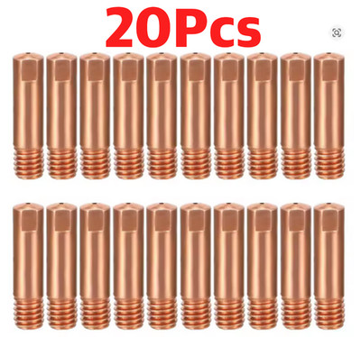 20 Stück MB-15AK Spitze Schweißdüse Gewindeführung M6 *0,6/0,8/0,9/1,0/1,2 mm Kupfer