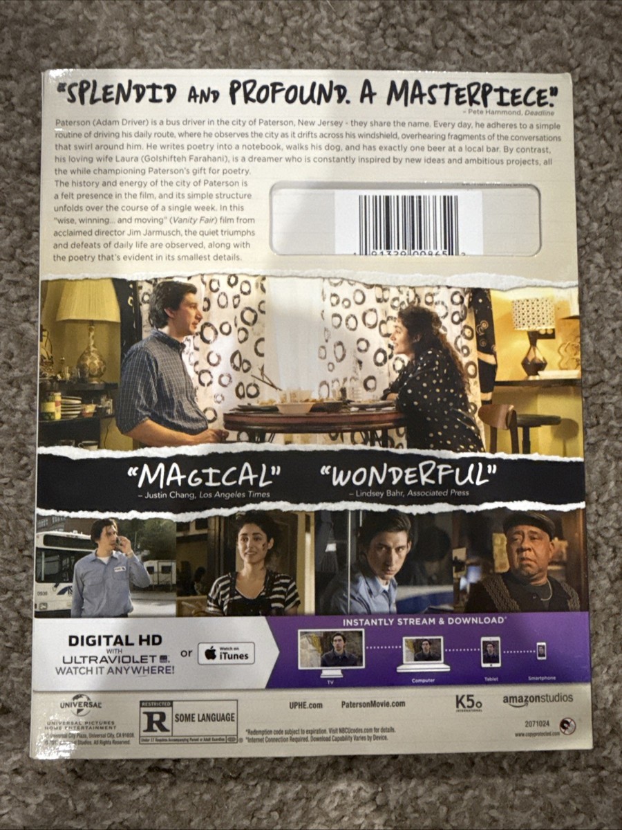 パターソン [Blu-ray] z2zed1b 楽天市場】【中古】【非常に良い】パターソン [Blu-ray] z2zed1b