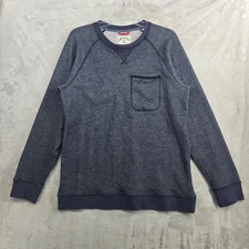 Iron and Resin Mens Crewneck Pocket Sweatshirt Size Large Huckberry