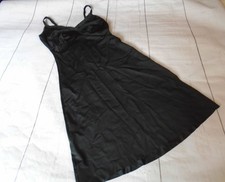 Black Nylon Women's SPANX Full Slip Shapewear L