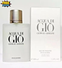 Giorgio Armani Aqua Di Gio Men's 3.4 oz EDT Brand New..
