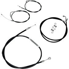 Vinyl Braided Cable/Brake Line Kit For 12-14"Ape Hanger Handlebars LA-8100KT-13B