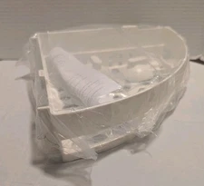 Corner Bathroom Shelf w/ Suction Cups- Space Saving White. Inochi. NEW