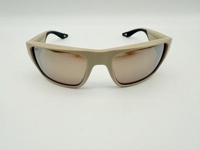 NEW Costa Del Mar FINLET Polarized Sunglasses Matte Sand/Copper Silver Glass 580