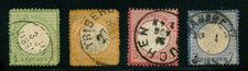 momen: Germany Stamps Eagle #7-10 Used Set