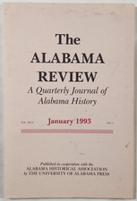 1993 Alabama Review Quarterly Journal v46 #1 Cotton Crisis Jewish Nichols Dwight