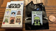 STAR WARS SALESONE BLIND BOX CHARACTER POSTER ENAMEL PIN - BOBA FETT