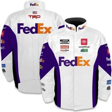 Denny Hamlin FedEx Adult Nylon Uniform Jacket