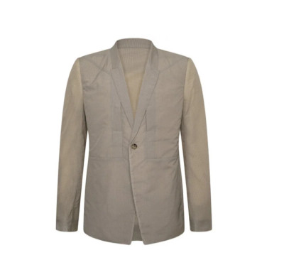 BNWT SS23 RICK OWENS ''EDFU'' FOGPOCKET CHECKERED JACKET 50