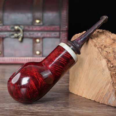 Freihand Briar Gerade Cumberland Stiel Handgefertigt Tabakpfeife Tomatenpfeife