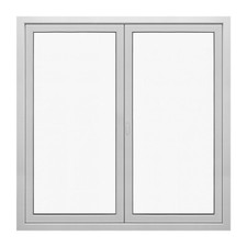 Hohes Fenster mit Unterlicht Kunststofffenster 100x220 cm Aluplast aus Polen