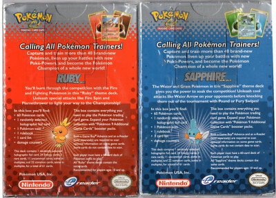 RUBY & SAPPHIRE Theme Starter Deck BRAND NEW FACTORY SEALED Pokemon EX TCG  Game | eBay