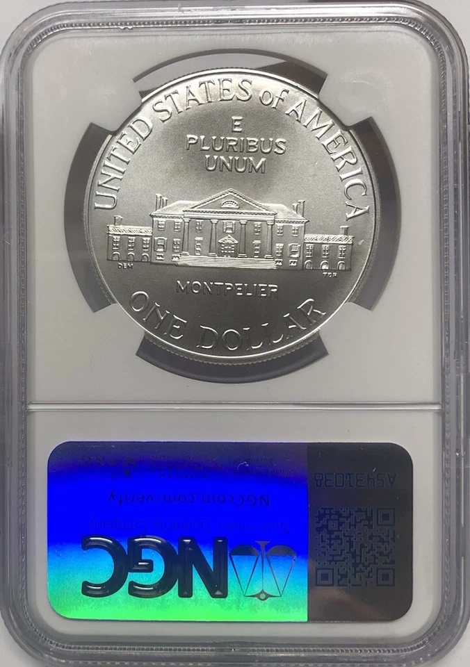 1993 D JAMES MADISON Silver Dollar $1 MS70 NGC💥FLAWLESS QUALITY💥 - Image 3 of 4