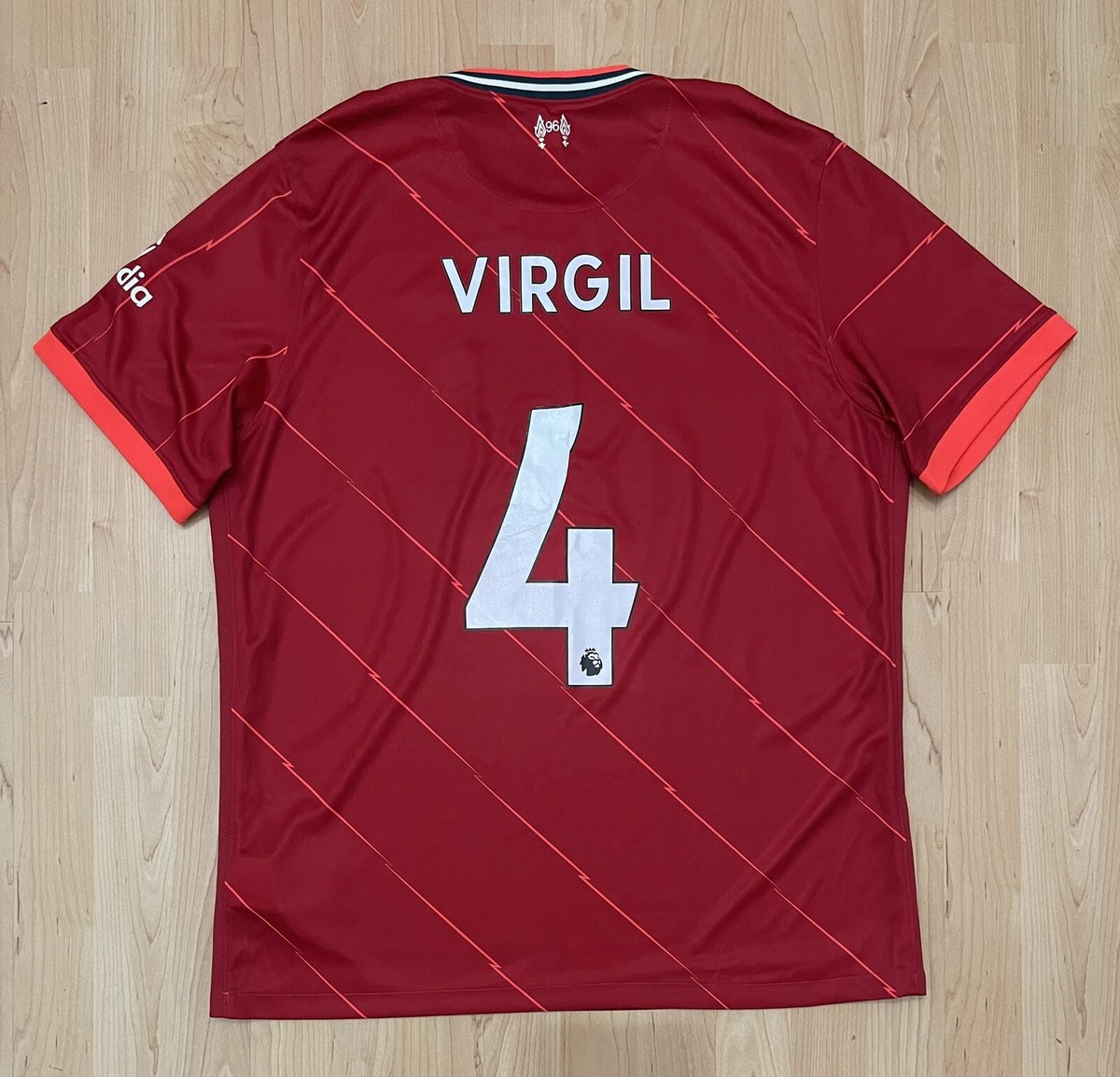 Jersey Nike Liverpool 21/22 XL Men's #4 Virgil Van Dijk | eBay