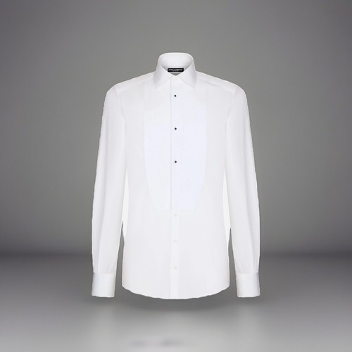 Men’s Dolce Gabbana Gold Dress Shirt With Diamond Buttons Formal $750 MSRP 3XL
