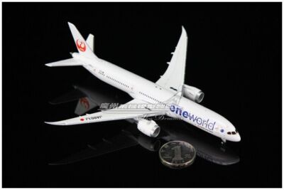 1:400 JC Wings JAPAN AIRLINES Oneworld BOEING 787-9 Airplane