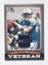 2008 Topps Progression Veteran Vince Young Titans #PV-VY Jersey Patch SN#/299