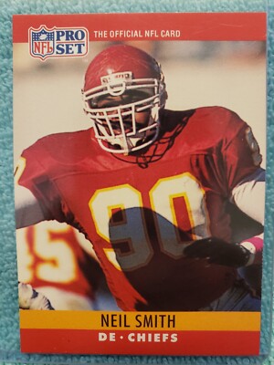 1990 PRO SET NEIL SMITH #147 KANSAS CITY CHIEFS 