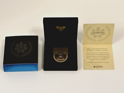 Destiny 2 MMXXII Seal Title Pin - Bungie Reward Medallion RARE RETIRED