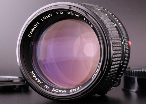 [Como nuevo] Lente retrato Canon NFD NUEVO FD 85 mm f/1,8 MF para montaje FD de JAPÓN - Imagen 1 de 10