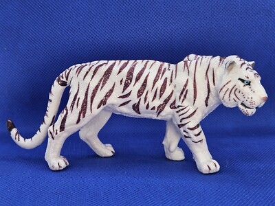 White Tiger Figura Toy Grift Child Plastic Figura Tigre Blanco Juguete Niño 15