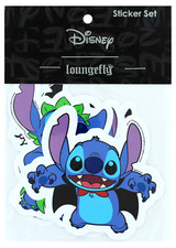 Loungefly Disney Lilo  Stitch Costume Sticker Set 5-pack Collectible 3.5in Size