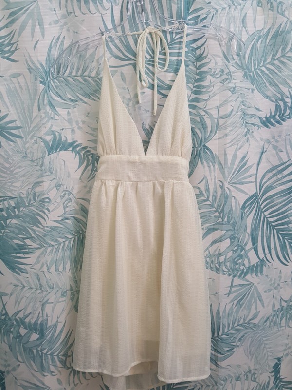 Girls Ivory Color Forever 21 Dress Size S Excellent Condition