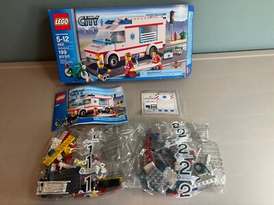 LEGO CITY: Ambulance 4431 New! Opened Box With Inside Packages Sealed!  Retired!