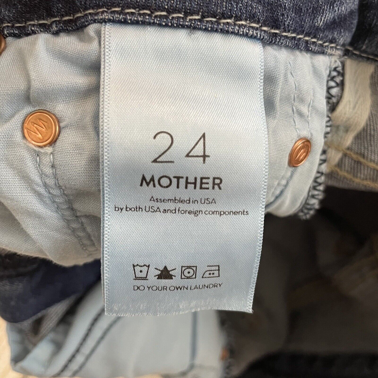 MOTHER High Waisted Looker Ankle Fray Skinny Jean… - image 20