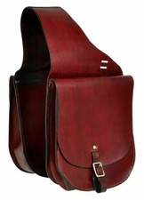 Premium Leather Saddle Bag For Horse Saddle Free Shipping