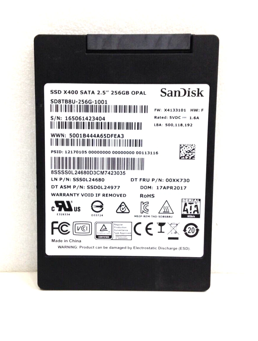 SOLID STATE DRIVES SATA - Null