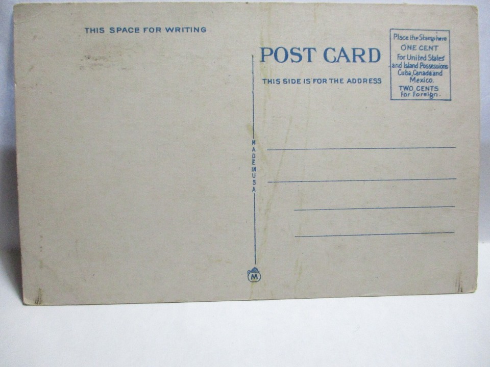 1920 POSTCARD " TENT CITY, OCEAN GROVE NJ " RARE VIEW W/ TENTS, CARS