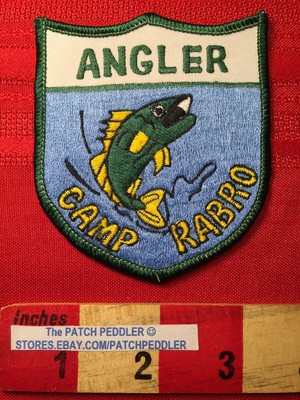 ANGLER FISHERMAN PATCH CAMP RAMBRO (NEAR BAGHDAD, KY) Bass Fisher 63A6