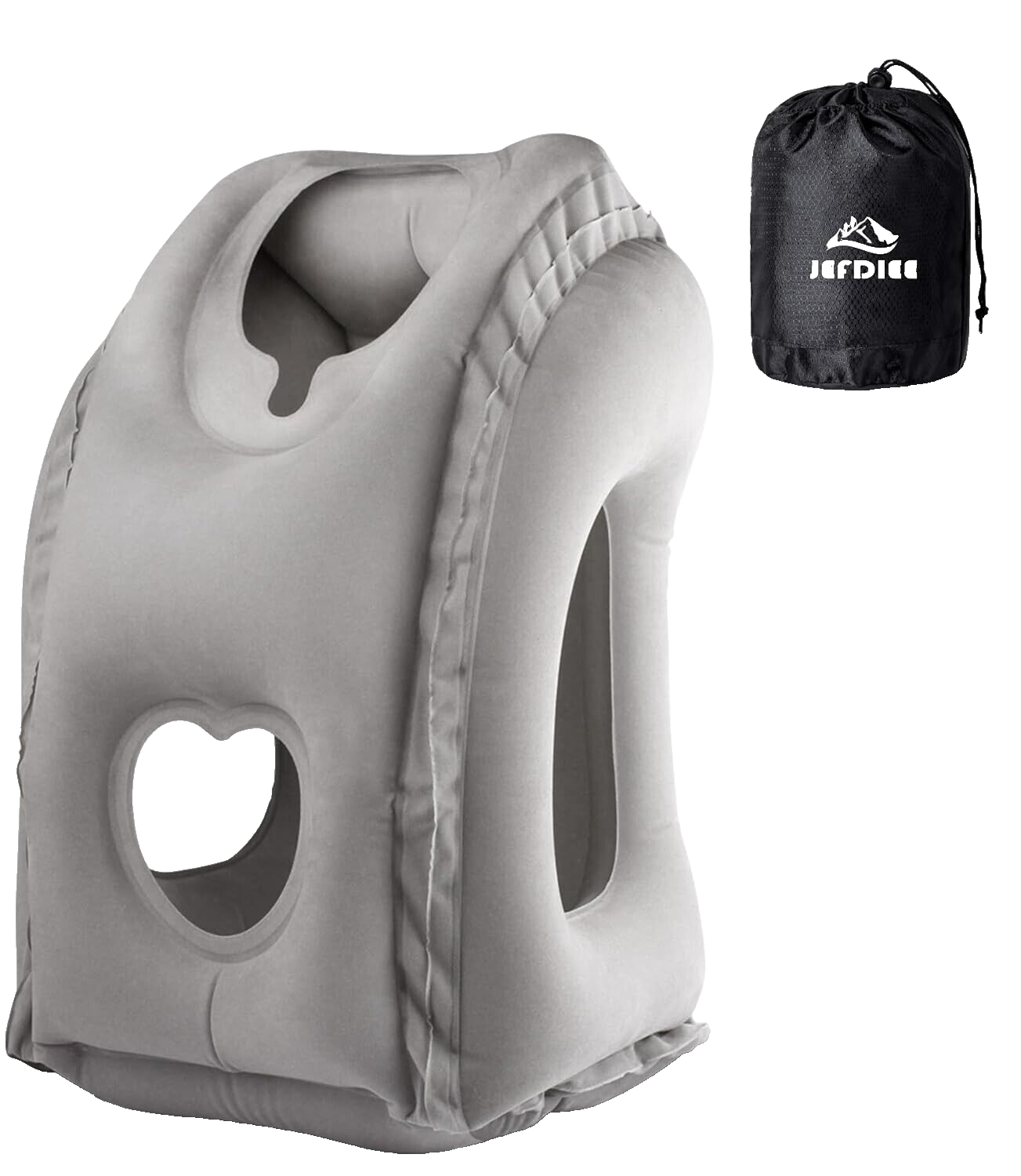 Ultra-Comfort Inflatable Travel Pillow for Neck and Head Support  -image