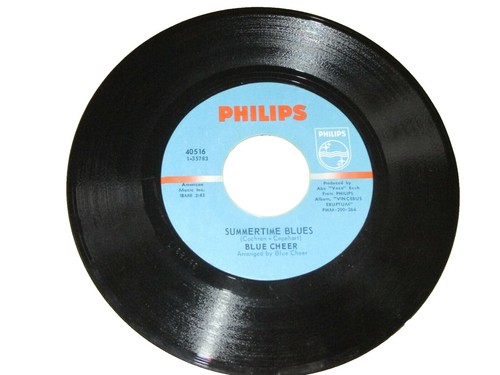 ROCK & ROLL 45 RPM RECORD - BLUE CHEER - PHILIPS 40516 | eBay
