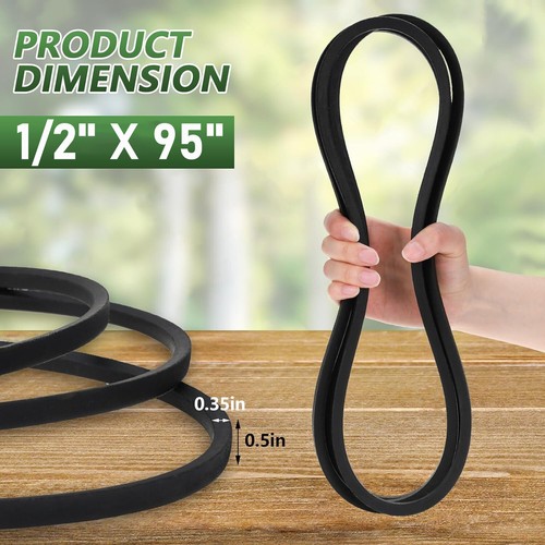144959 532144959 Deck Deck Drive Belt for Craftsman 42" Lawn Mower LT1000 LT2000 - Picture 4 of 9