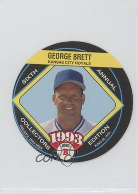 1993 King-B Collector's Edition Discs George Brett #9 HOF 00ah