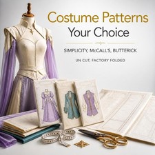 COSTUME Sewing PATTERNS You Choose All Brands UNCUT, FACTORY FOLDED