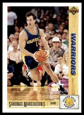 1991-92 Upper Deck Sarunas Marciulionis Golden State Warriors #354