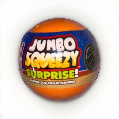 2Pk NBA Jumbo Squeezy Squeezymates Capsule  Giant Slo Foam Basketball