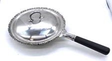 Vintage Gorham Silver Plated Serving Dish With Wooden Handle & Lid