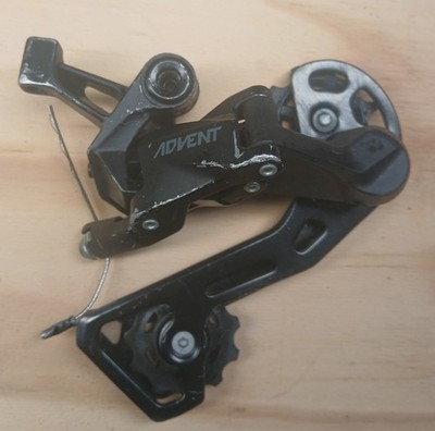 New microSHIFT ADVENT Rear Derailleur Medium Cage Clutch 9 Speed 11-46T Steel