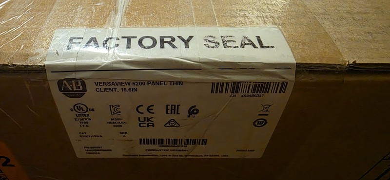 Allen Bradley 6200T-15WA VersaView 5200 15.6" Industrial Integrated Display 24V